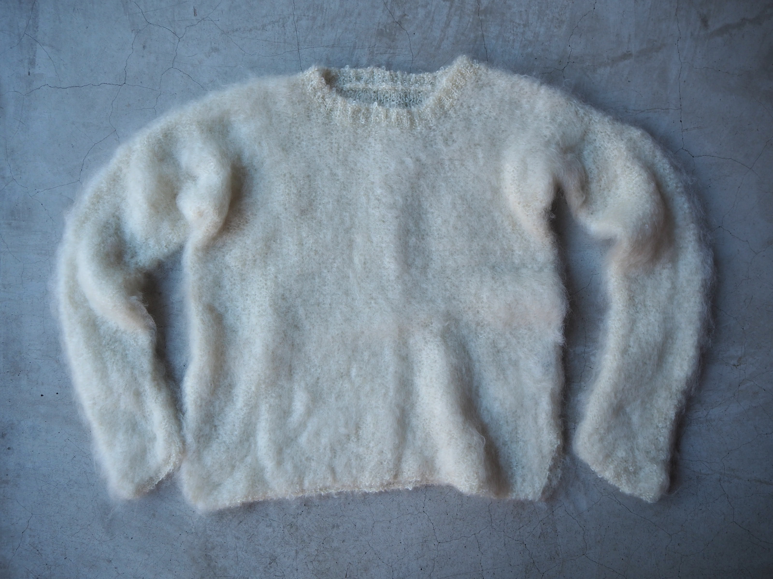 手編みセーター | 南アフリカモヘア | とわでざいん / 100年着たい服